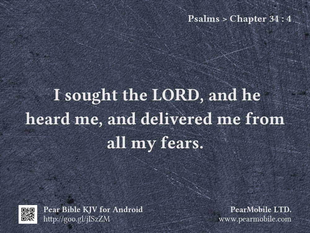 Psalms, Chapter 34:4